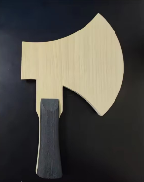 DIY unique Shape(knife) Table Tennis Blade Ping Pong Racket with Thin Carbon Layer Wooden structure Profession Grade Racket Bottom Blade