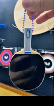 Manufacture Mini Viscaria Table Tennis Racket handle with Wooden-Carbon Composite Blade