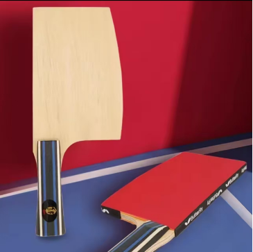 DIY unique Shape(knife) Table Tennis Blade Ping Pong Racket with Thin Carbon Layer Wooden structure Profession Grade Racket Bottom Blade